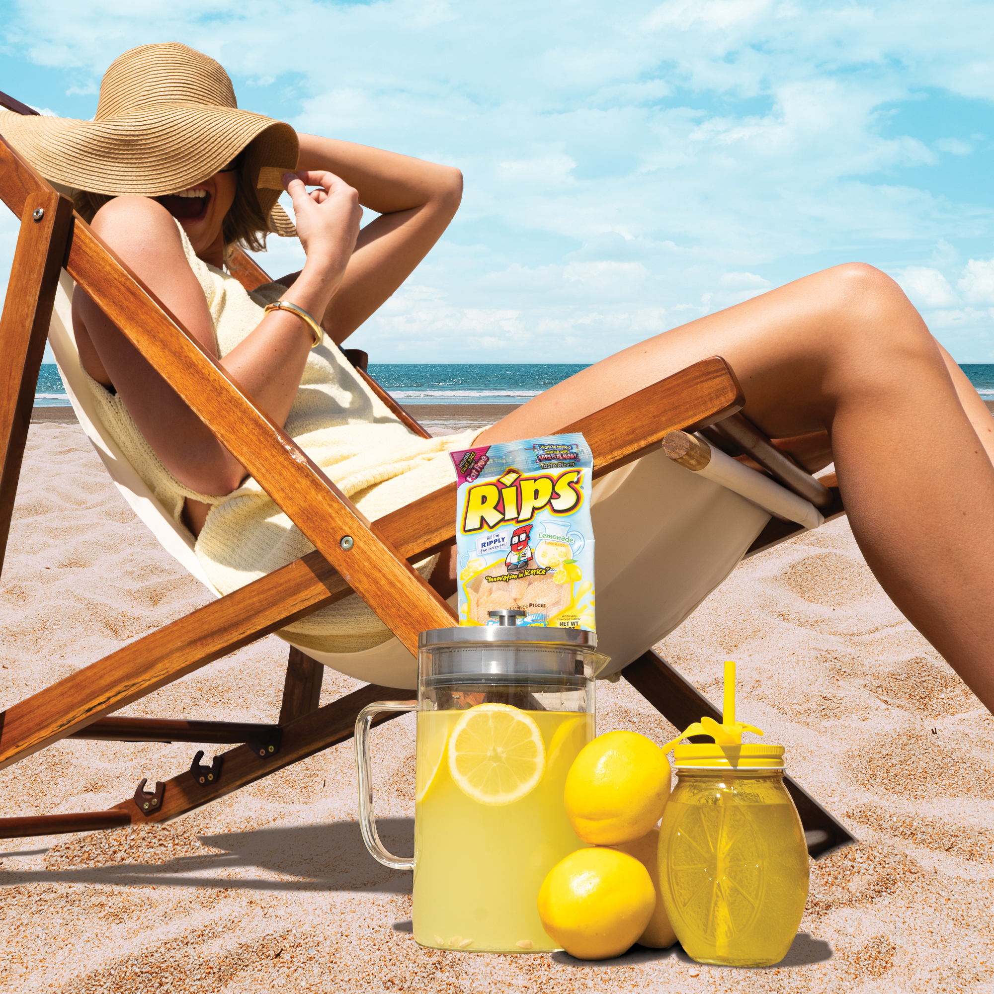 Rips® Bite-Size Lemonade Pieces - Rips® Licorice