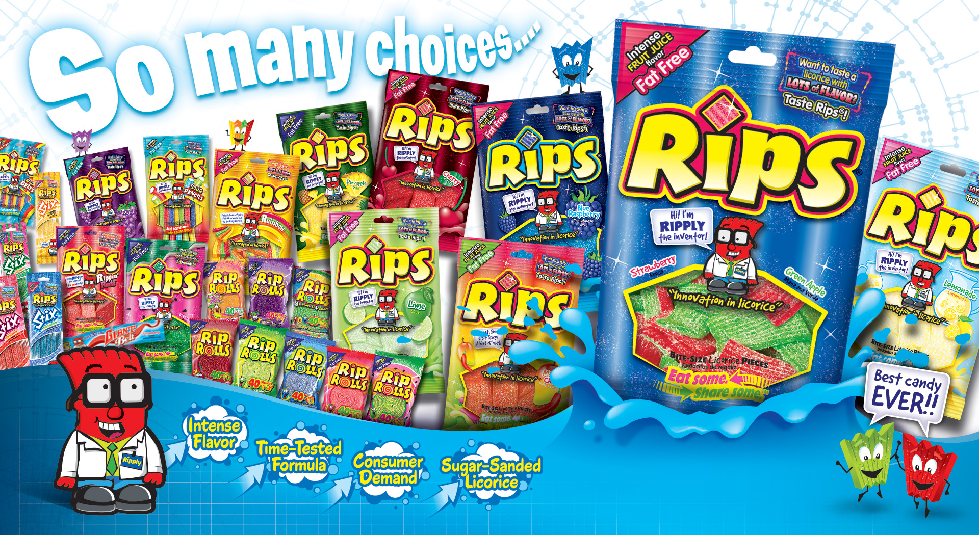 Rips® Licorice – Rips® Licorice is a sweet & slightly sour licorice ...